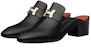 (Women) HERMES Goat Skin Mule 'Black' H172212Z-05