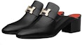 Lookbook (Women) HERMES Goat Skin Mule 'Black' H172212Z-05