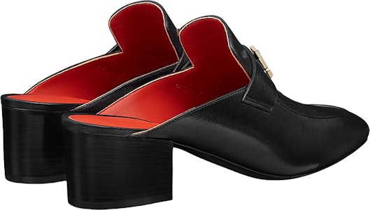 (W) HERMES Sepatu Mule Kulit Kambing 'Hitam' H172212Z-05 Purchase (W) HERMES Sepatu Mule Kulit Kambing 'Hitam' H172212Z-05