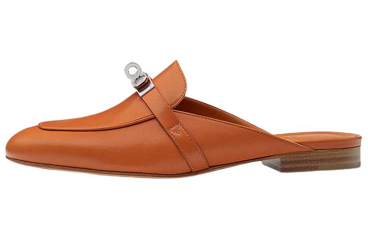 (Women) HERMES Goat Skin Mule 'Brown' H211157Z-1V