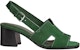 (Women) HERMES Goat Skin Mule 'Green' H231117Z-H0