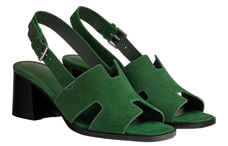 Lookbook (W) 爱马仕山羊皮便鞋‘绿色’ H231117Z-H0