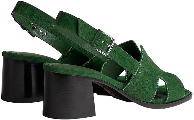 (Women) HERMES Goat Skin Mule 'Green' H231117Z-H0 Shop (Women) HERMES Goat Skin Mule 'Green' H231117Z-H0