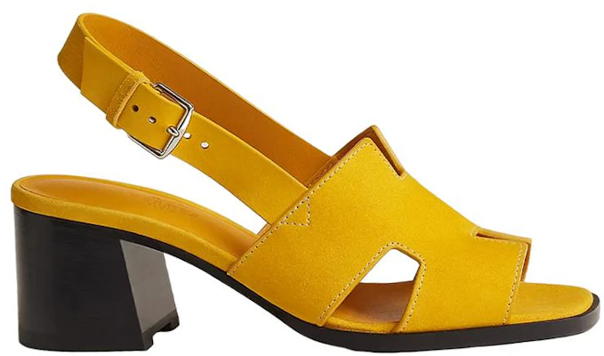 (W) Sandales à Boucle en Peau de Chèvre HERMÈS Ouvertes ''Jaune Fashion'' H231117Z-8X Order (W) Sandales à Boucle en Peau de Chèvre HERMÈS Ouvertes ''Jaune Fashion'' H231117Z-8X