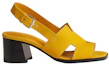 Order (W) Sandales à Boucle en Peau de Chèvre HERMÈS Ouvertes ''Jaune Fashion'' H231117Z-8X