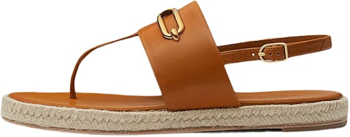 (Women) HERMES Goatskin Buckle Flat Sandals 'Brown Fashion' H221152Z-B8 (Women) HERMES Goatskin Buckle Flat Sandals 'Brown Fashion' H221152Z-B8