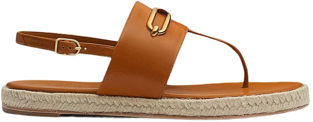 (Women) HERMES Goatskin Buckle Flat Sandals 'Brown Fashion' H221152Z-B8 Order (Women) HERMES Goatskin Buckle Flat Sandals 'Brown Fashion' H221152Z-B8