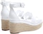 (Women) HERMES Goatskin Buckled Wedge Espadrille 'White' H221143Z-90