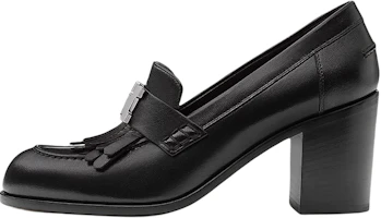(Women) HERMES Goatskin High-Heel Loafer 'Black' H221067Z-02 (Women) HERMES Goatskin High-Heel Loafer 'Black' H221067Z-02