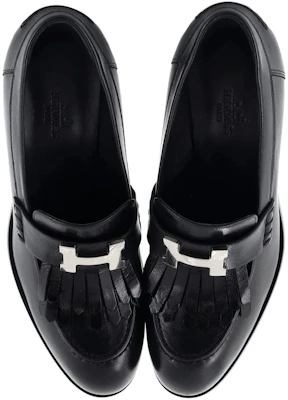 (W) エルメス 山羊革 ハイヒールローファー (黒) H221067Z-02 Shop (W) エルメス 山羊革 ハイヒールローファー (黒) H221067Z-02