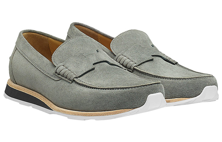 Lookbook (W) 爱马仕山羊皮乐福鞋“灰色” H192572Z-H81