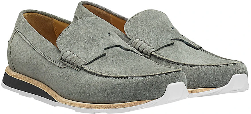 (W) HERMES Loafer Kulit Kambing 'Abu-Abu' H192572Z-H81 Lookbook (W) HERMES Loafer Kulit Kambing 'Abu-Abu' H192572Z-H81