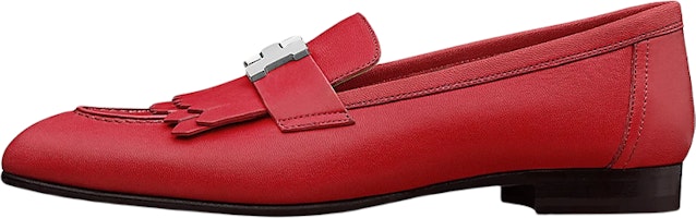 (Women) HERMES Goatskin Loafer 'Red' H181069Z-8F (Women) HERMES Goatskin Loafer 'Red' H181069Z-8F