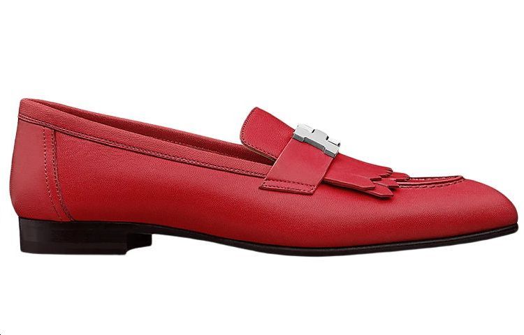 Order HERMES 愛馬仕 山羊皮樂福鞋 女款 紅色