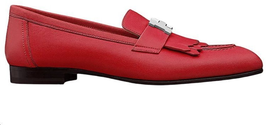 (Women) HERMES Goatskin Loafer 'Red' H181069Z-8F Order (Women) HERMES Goatskin Loafer 'Red' H181069Z-8F