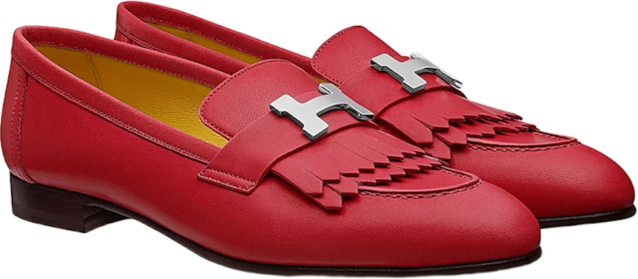 (Women) HERMES Goatskin Loafer 'Red' H181069Z-8F Lookbook (Women) HERMES Goatskin Loafer 'Red' H181069Z-8F