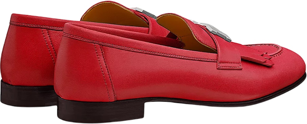 (Women) HERMES Goatskin Loafer 'Red' H181069Z-8F Shop (Women) HERMES Goatskin Loafer 'Red' H181069Z-8F