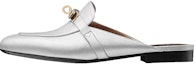 Buy (Women) HERMES Goatskin Mule Sandals 'Silver Grey' H202118Z-52