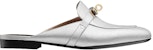 (Women) HERMES Goatskin Mule Sandals 'Silver Grey' H202118Z-52