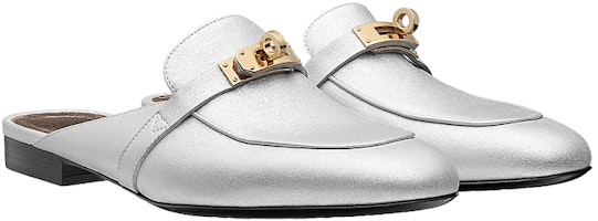 HERMES 愛馬仕 山羊皮穆勒涼鞋 女款 銀灰色 Lookbook HERMES 愛馬仕 山羊皮穆勒涼鞋 女款 銀灰色