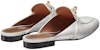 (Women) HERMES Goatskin Mule Sandals 'Silver Grey' H202118Z-52