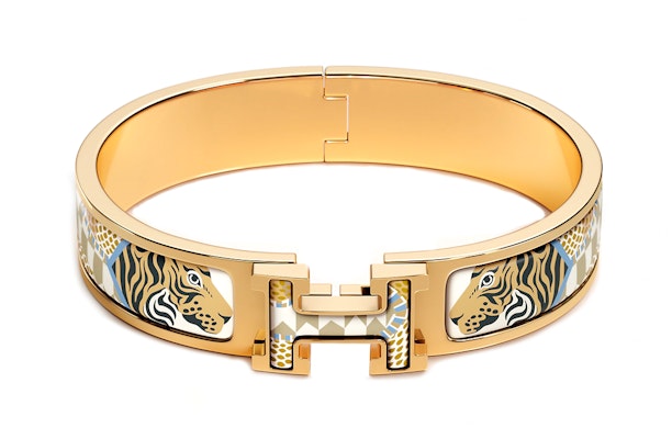 (W) Gelang Sempit Emas HERMES dengan Corak Lencana Bunga untuk Wanita. H700000F F3PM Buy (W) Gelang Sempit Emas HERMES dengan Corak Lencana Bunga untuk Wanita. H700000F F3PM