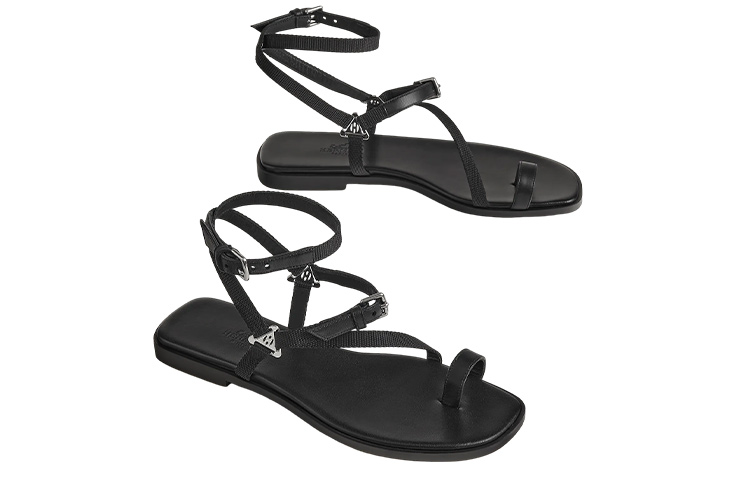 (W) HERMES Gossip 'Black Buckle Slide' 圖 3