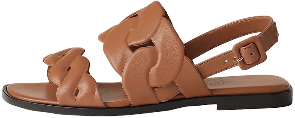 (Women) HERMES Grace 'Brown Toe-Loop Buckle Slide' H231130Z-A3 Buy (Women) HERMES Grace 'Brown Toe-Loop Buckle Slide' H231130Z-A3