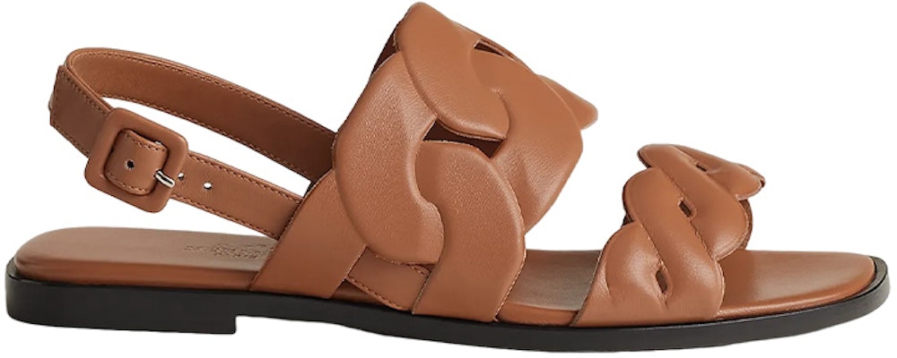(Women) HERMES Grace 'Brown Toe-Loop Buckle Slide' H231130Z-A3 Order (Women) HERMES Grace 'Brown Toe-Loop Buckle Slide' H231130Z-A3