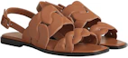 Lookbook (W) HERMES Grace ''Bruine Teenslipper met Gespsluiting'' H231130Z-A3