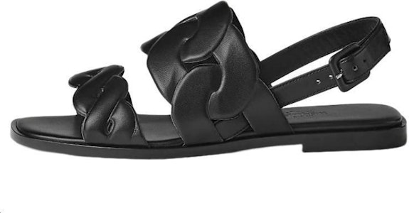 HERMES愛馬仕 Grace 皮革 簡約休閒 一字帶涼拖 女款 黑色 Buy HERMES愛馬仕 Grace 皮革 簡約休閒 一字帶涼拖 女款 黑色