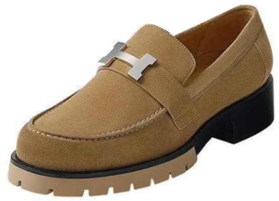 (W) HERMES Gregoire Slip-On 'Coklat Fashion' H231997Z-ABE Lookbook (W) HERMES Gregoire Slip-On 'Coklat Fashion' H231997Z-ABE