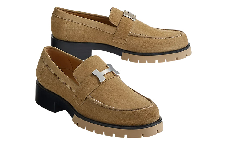 Shop (W) HERMES Gregoire Slip-On 'Coklat Fashion' H231997Z-ABE