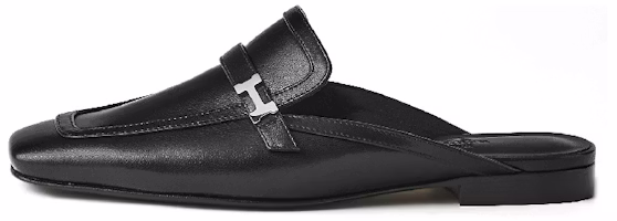 (Women) HERMES Groupie Slide 'Black Goat Leather' H231054Z-02 (Women) HERMES Groupie Slide 'Black Goat Leather' H231054Z-02