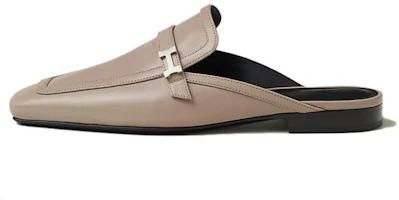 Buy (W) HERMES Groupie Slipper ''Grau Beige'' H231054Z-B33