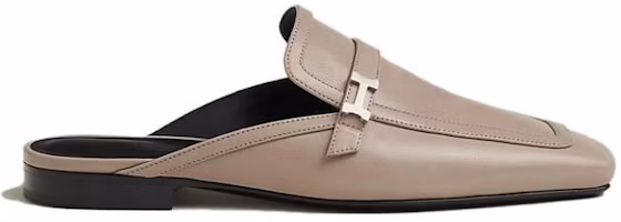 Order (W) HERMES Groupie Slipper ''Grau Beige'' H231054Z-B33