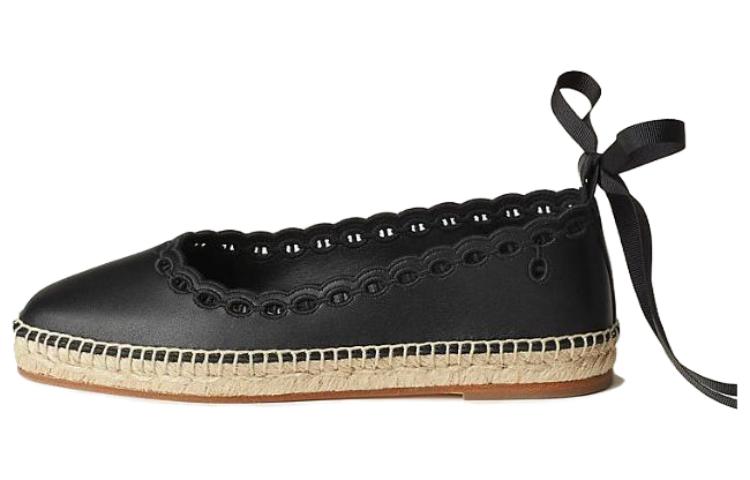 (Women) HERMES Guapa Flats 'Black Square Toe' H231139Z-02