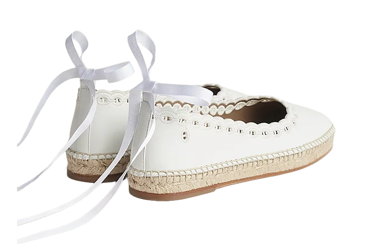 Lookbook (W) HERMES Guapa Slip-On 'Blanco Pescador' H231293Z-90