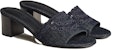 (W) HERMES Gwladys Chunky-Heel Slide Sandal 'Biru Laut' H231143Z-48