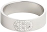 Buy (Women) HERMES H d'ancre Platinum Logo Silver Ring for Women H116601B00052