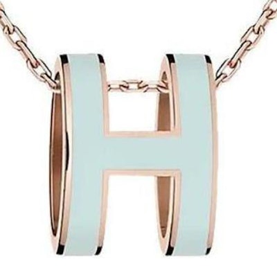 (W) Colgante de Metal HERMES Diseño H Azul Claro para Mujer. H147991 Shop (W) Colgante de Metal HERMES Diseño H Azul Claro para Mujer. H147991