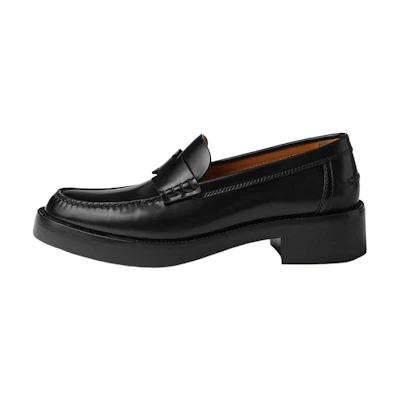 (W) HERMES H Hour Loafer 'Black'