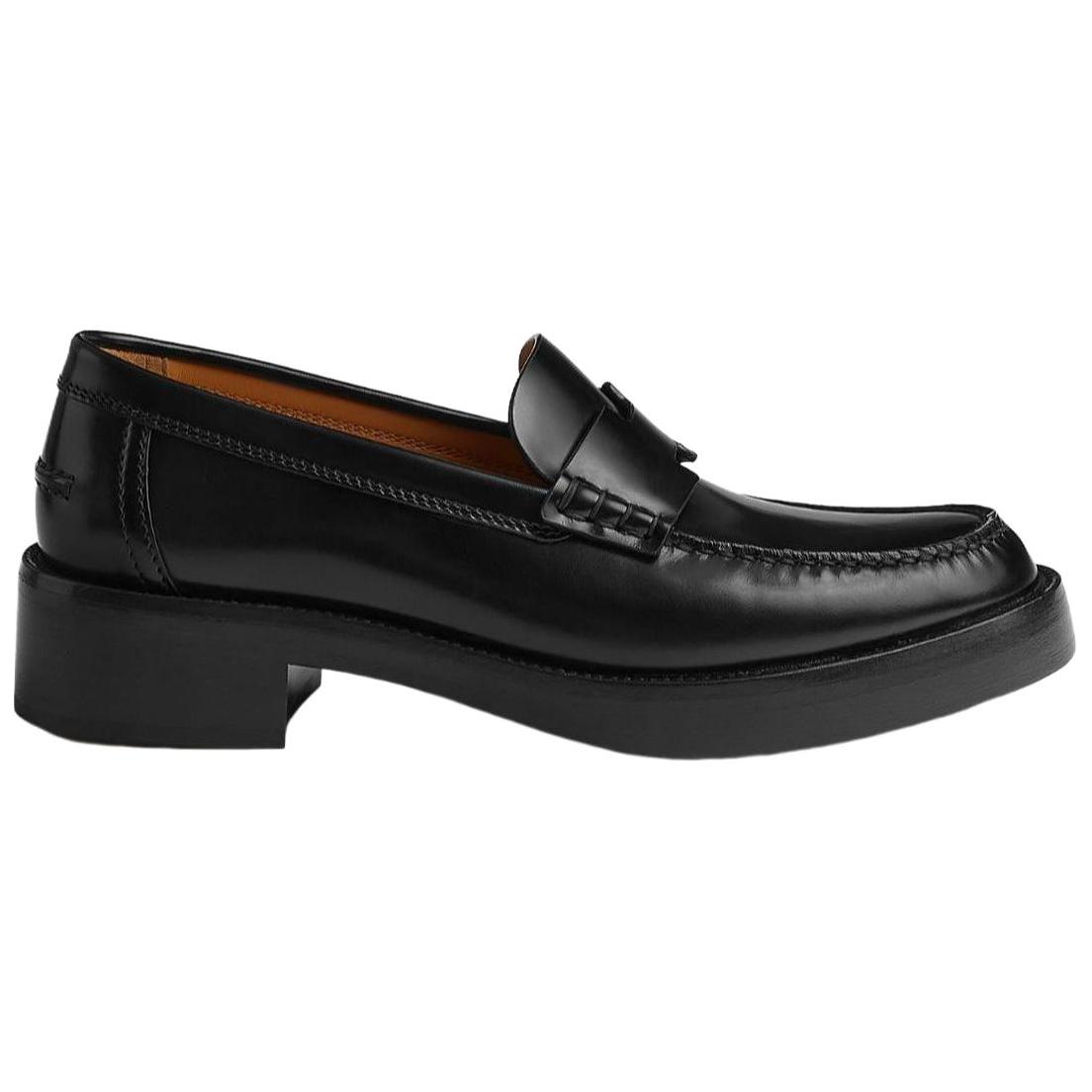 (W) HERMES H Hour Loafer 'Black' 圖 2