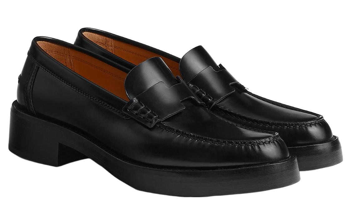 (W) HERMES H Hour Loafer 'Black' 圖 3