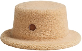 (Women) HERMES H Passant Pattern Bucket Hat Beige H222037N-BF56 (Women) HERMES H Passant Pattern Bucket Hat Beige H222037N-BF56