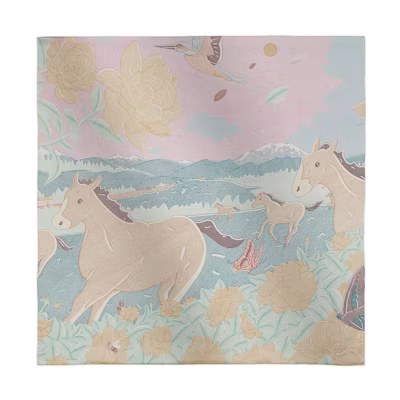 (Women) HERMES Handcrafted Silk Scarf for Women - Multicolor H984122S 04