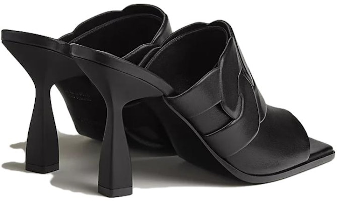 (W) HERMES Hanna 'Black Open-Toe High Heel Slide' Kasut Tumit Tinggi Terbuka Hitam H232016Z-02 Lookbook (W) HERMES Hanna 'Black Open-Toe High Heel Slide' Kasut Tumit Tinggi Terbuka Hitam H232016Z-02