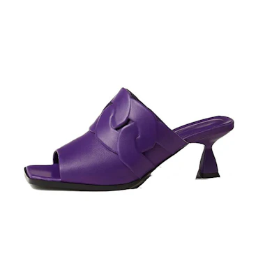 (W) HERMES Hanna Slide 'Purple'