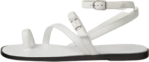 (Women) HERMES Harmonie 'White Open-Toe' H232080Z-90 (Women) HERMES Harmonie 'White Open-Toe' H232080Z-90