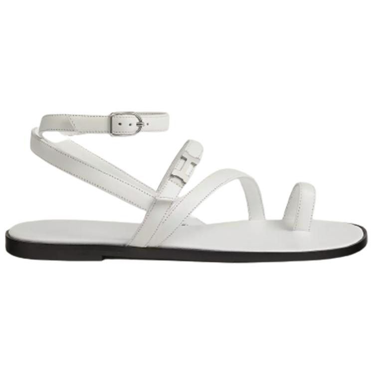 Order (W) 爱马仕 Harmonie 白色露趾鞋 H232080Z-90